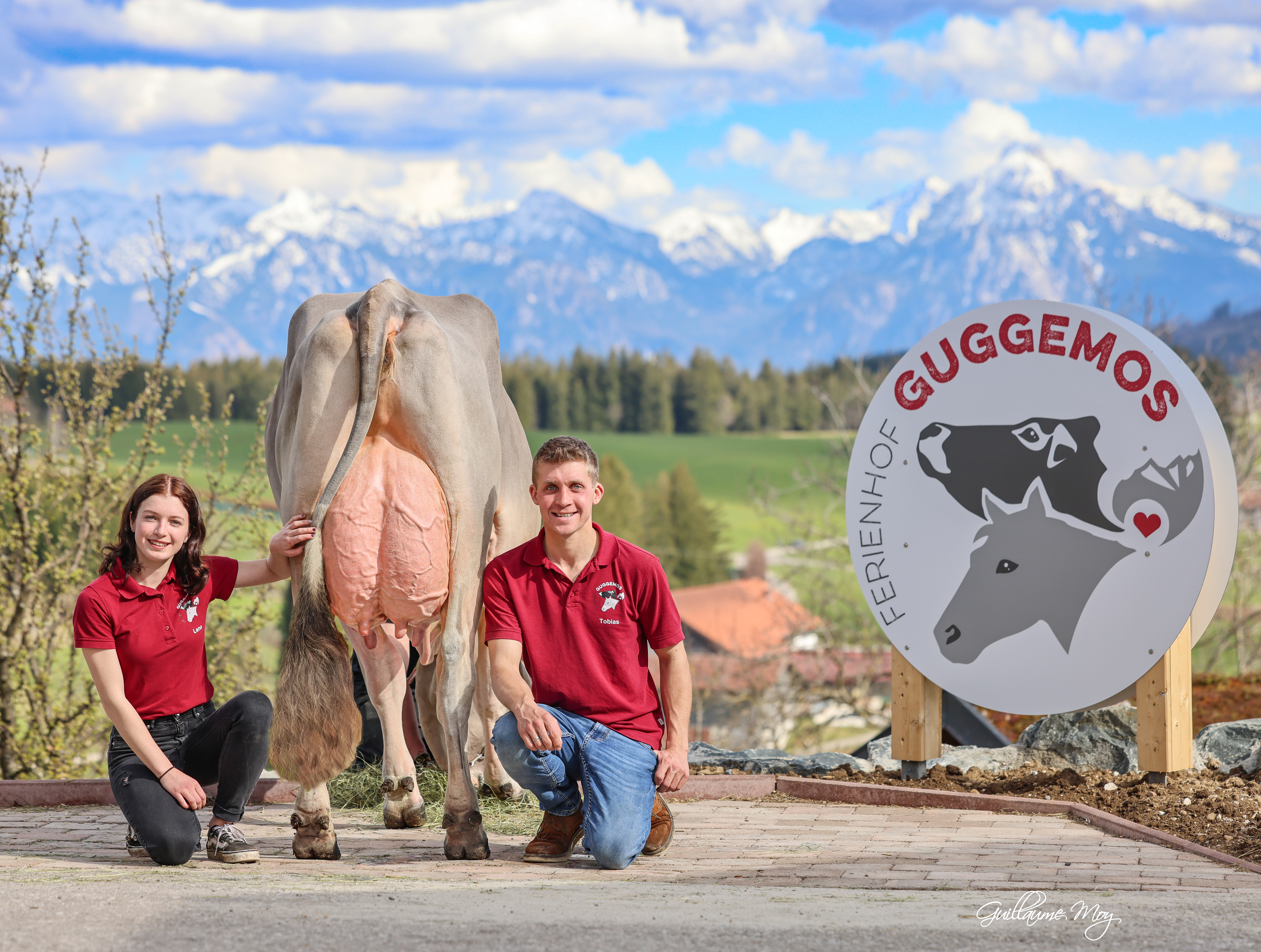 Team di presentazione Guggemos: pura passione per le mostre bovine